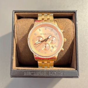 Michael Kors rose gold watch